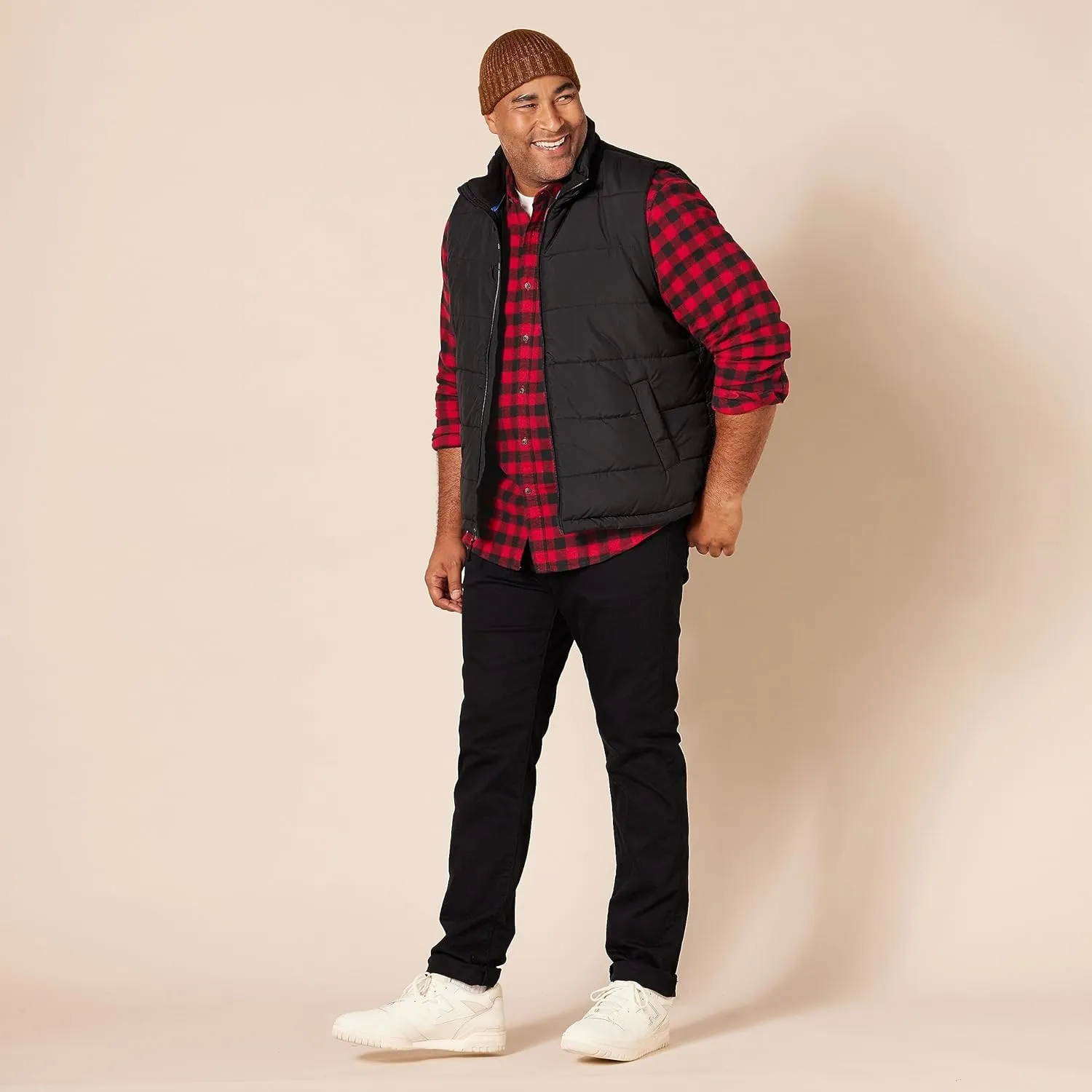 Amazon Essentials Men's Long-Sleeve Flannel Shirt (Available in Big & Tall)