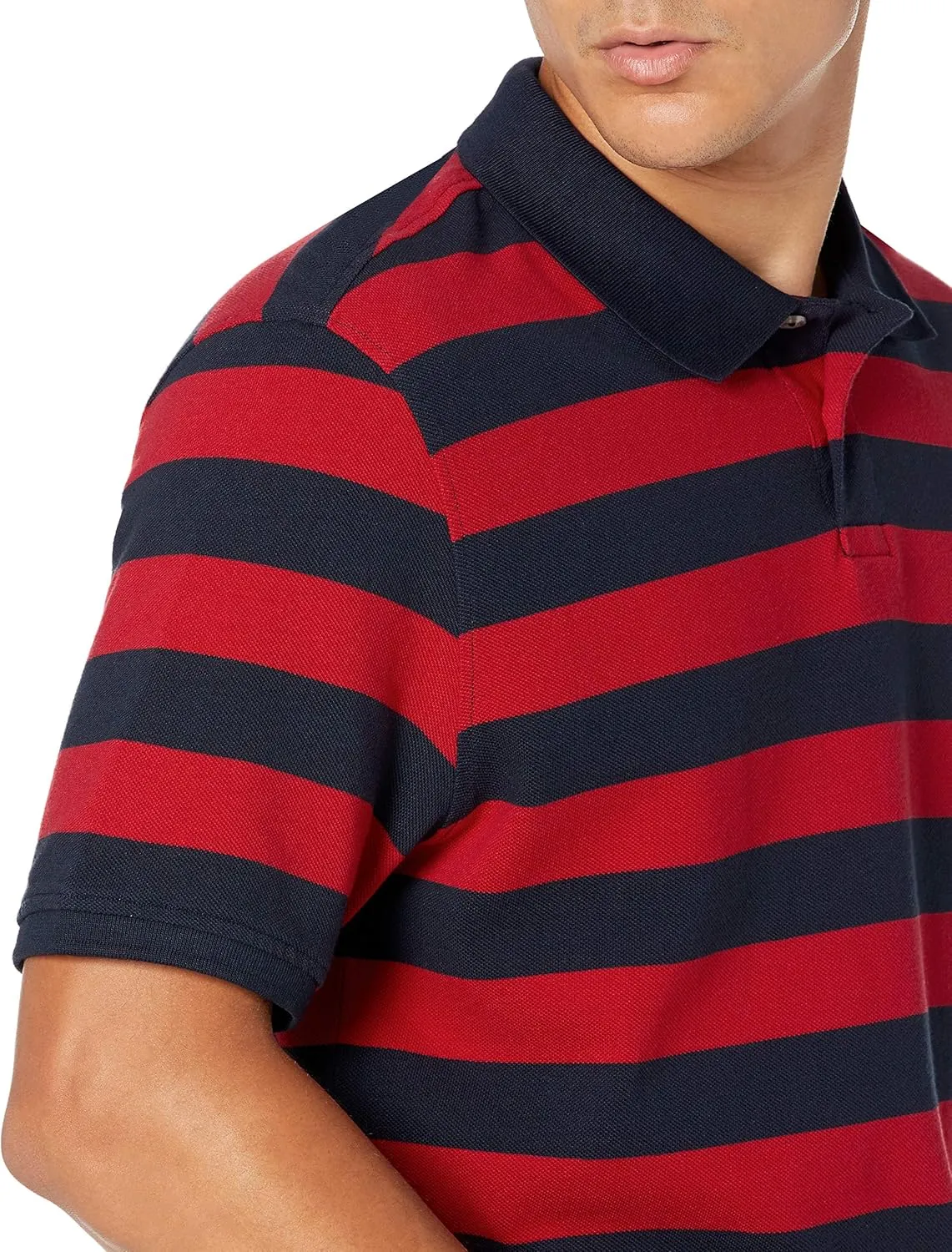 Amazon Essentials Men's Regular-Fit Cotton Pique Polo Shirt (Available in Big & Tall)