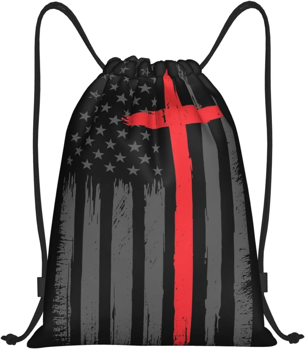American Flag Drawstring Backpack Gym Bag Foldable String Bag Sackpack Sports Bag Yoga Bag pattern45