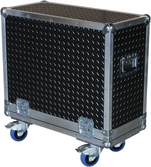 Amplifier 3/8 Ply ATA Case with Diamond Plate Rubberized Hard Laminate Fits Bogner Metropolis Series 4x10
