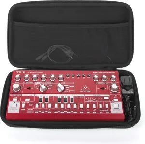 ANALOG CASES Behringer TD-3 / EDGE/CRAVE Case - Custom-Fitted Compact PULSE Hard Case for Travel