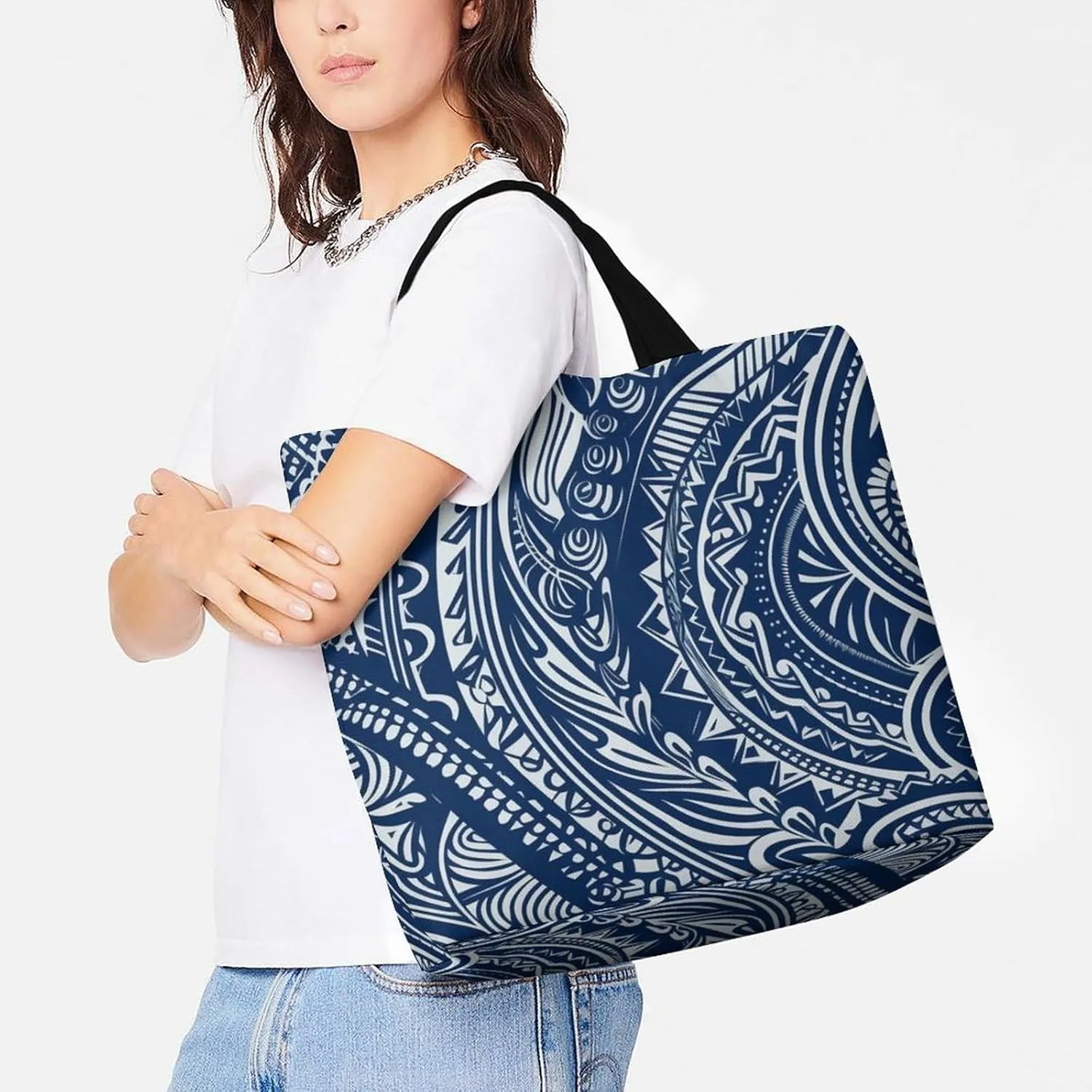 Ancient Egyptian Tote Bag for Women Reusable Grocery Shoulder Bags Shopping Bag for Travel, Groceries