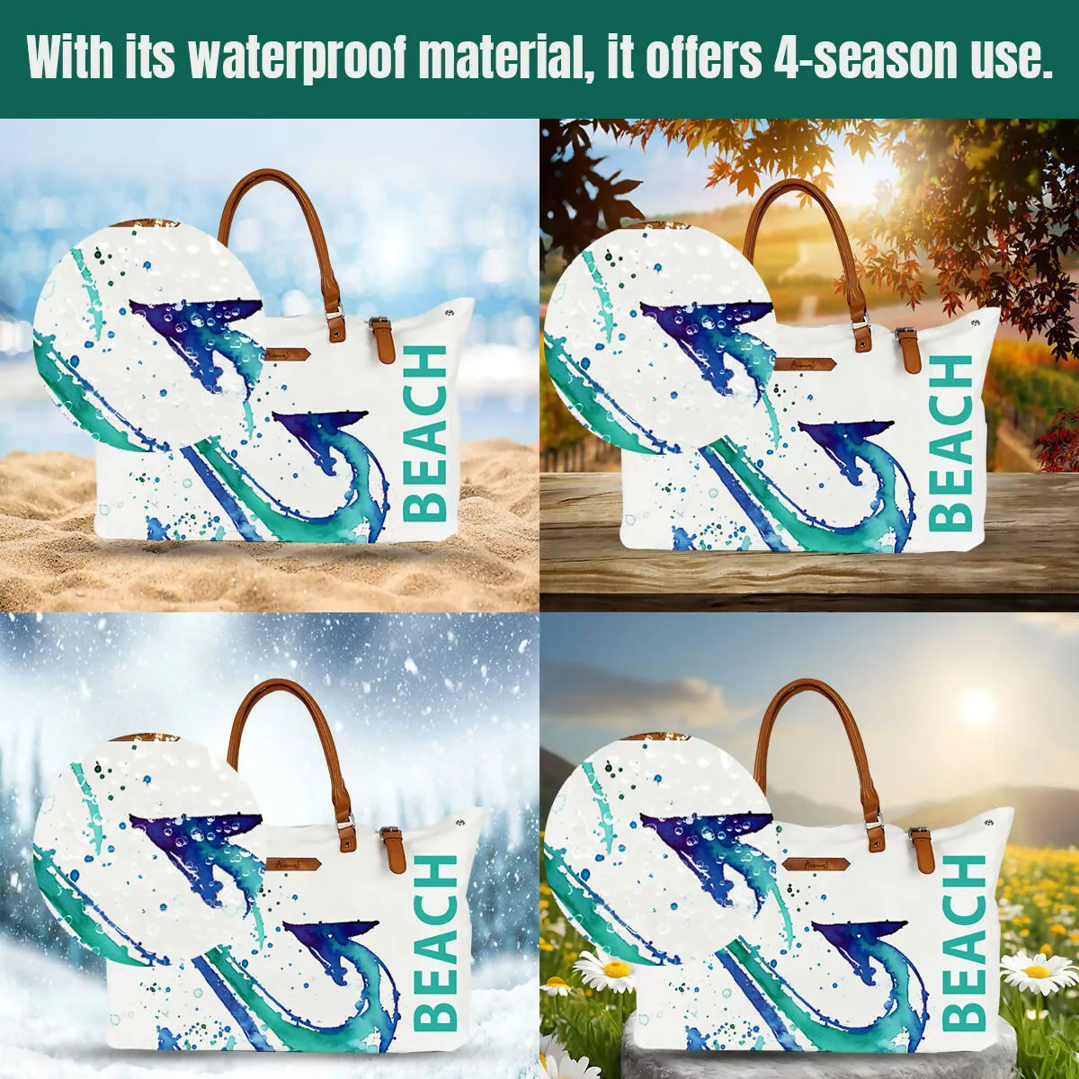 Anemoss Anchor Waterproof and Sandproof Beach Bag