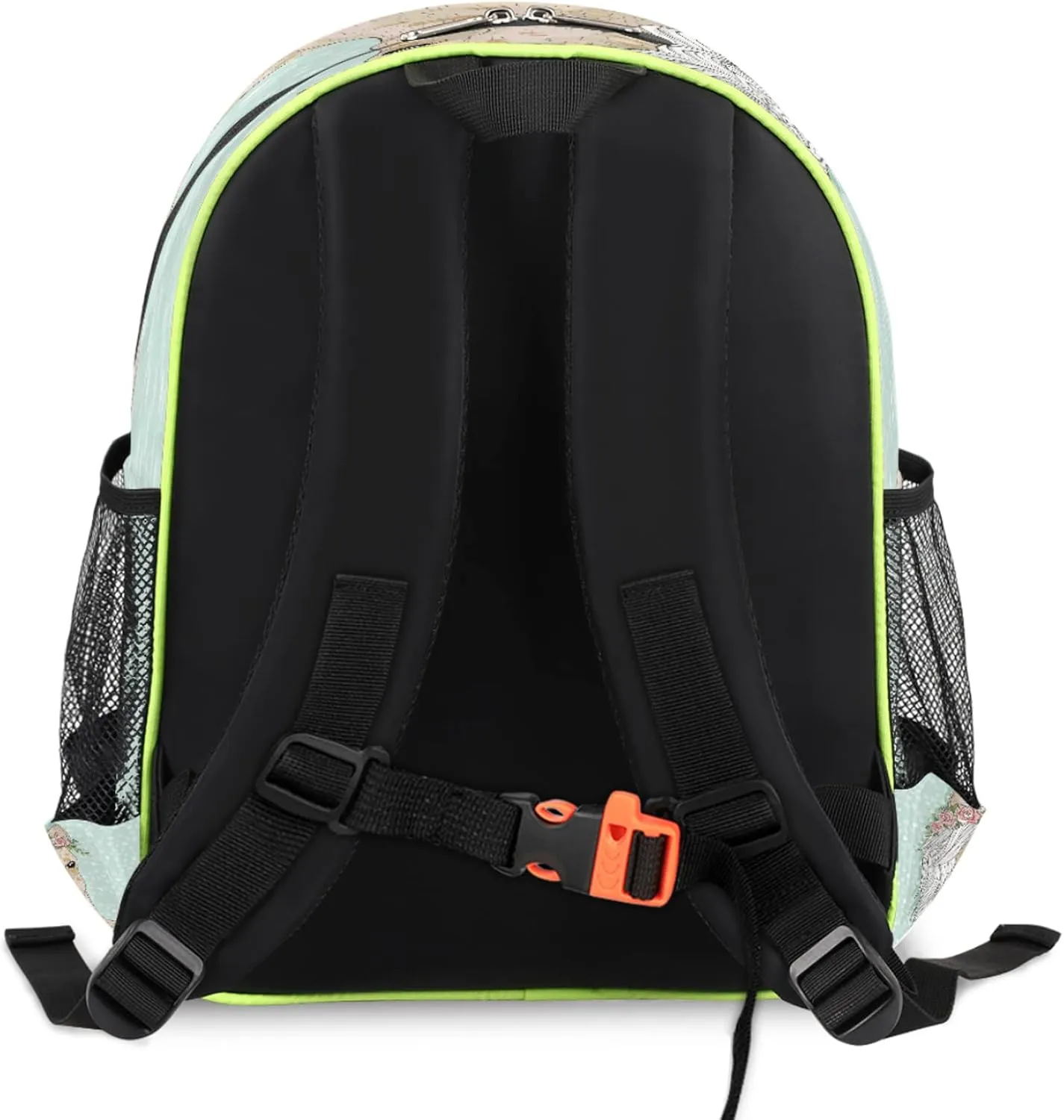Animal Horse Kids Backpack for Boys Girls, Horse Flower Toddler Backpack School Bag Water Resistant Bookbag Travel Children Bag, Nursery Junior Primary Student Preschool Backpack With Chest Strap