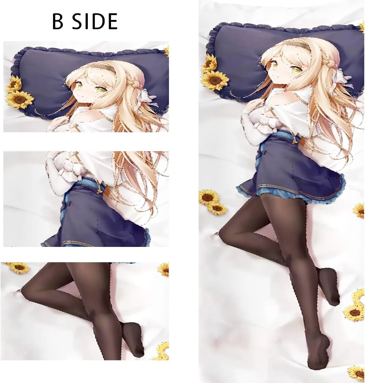 Anime Body Pillow, Body Pillow Anime,Anime Body Pillow Case Cover,Soft Anime Hugging Body Pillowcase Cover Dakimakura Double-Sided Peach Skin Pillow Cover Case(59in X 19.7in).