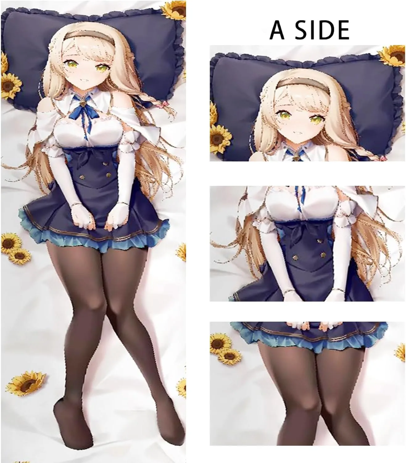 Anime Body Pillow, Body Pillow Anime,Anime Body Pillow Case Cover,Soft Anime Hugging Body Pillowcase Cover Dakimakura Double-Sided Peach Skin Pillow Cover Case(59in X 19.7in).