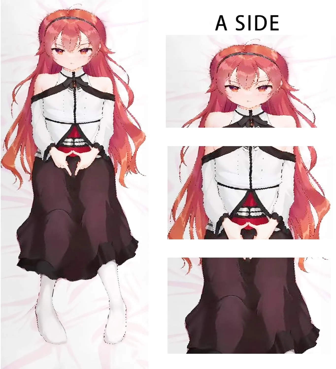 Anime Body Pillow, Body Pillow Anime,Anime Body Pillow Case Cover,Soft Anime Hugging Body Pillowcase Cover Double-Sided Peach Skin Pillow Cover Case(59in X 19.7in).