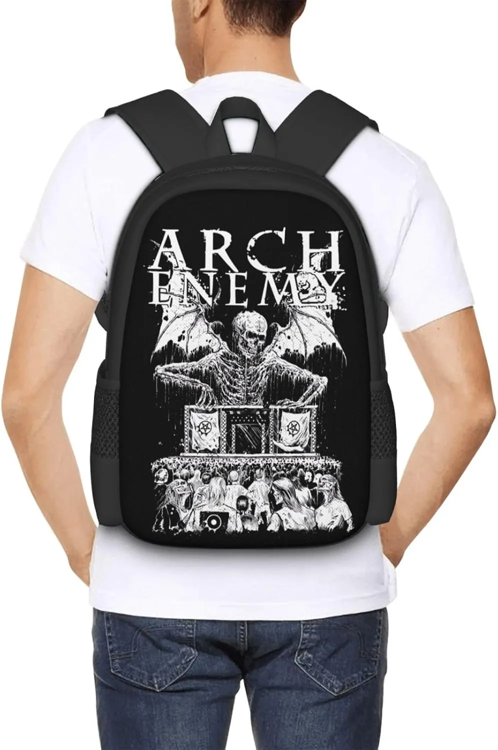 Arch Bridge Enemy School Backpack for Men Women College Bookbag Lightweight Backpack Casual Daypack