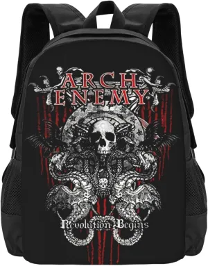 Arch Bridge Enemy School Backpack for Men Women College Bookbag Lightweight Backpack Casual Daypack