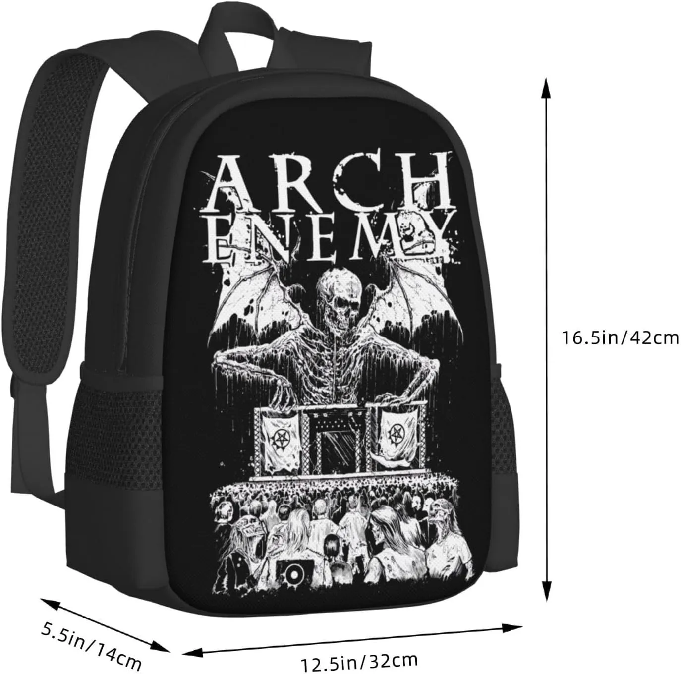 Arch Bridge Enemy School Backpack for Men Women College Bookbag Lightweight Backpack Casual Daypack