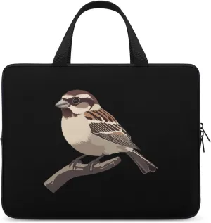 Arctic Sparrow Birds Laptop Sleeve Bag Computer Carrying Case Laptops Protective Cover for Travel Business