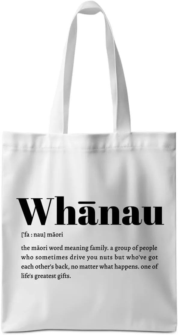 Aroha Kainga Whānau Aotearoa Aloha Mahalo Ohana Ahuihou Ubuntu Sawubona Definition Zulu Maori Hawaiian Tote Bag