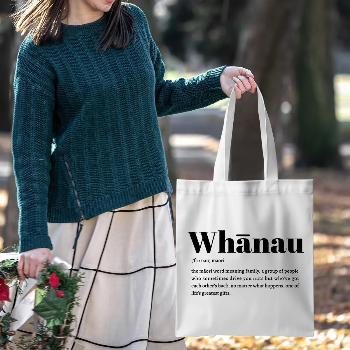 Aroha Kainga Whānau Aotearoa Aloha Mahalo Ohana Ahuihou Ubuntu Sawubona Definition Zulu Maori Hawaiian Tote Bag