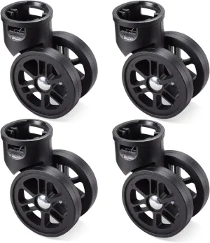 AROUS Wheels are suitable for Rolling Makeup Cases, Cosmetic Train Cases (4 Pcs)
