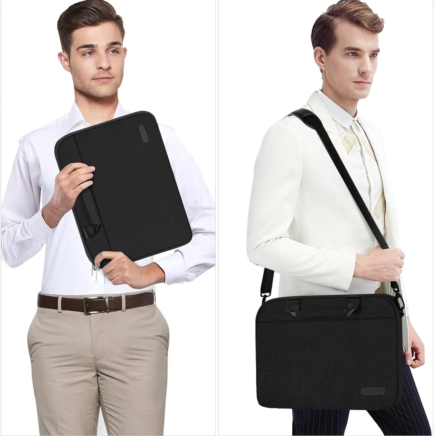 ARVOK 15 15.6 16 Inch Laptop Sleeve Case with Strap, Notebook Computer Briefcase Carrying Bag for HP/Dell/Lenovo/Asus/Acer
