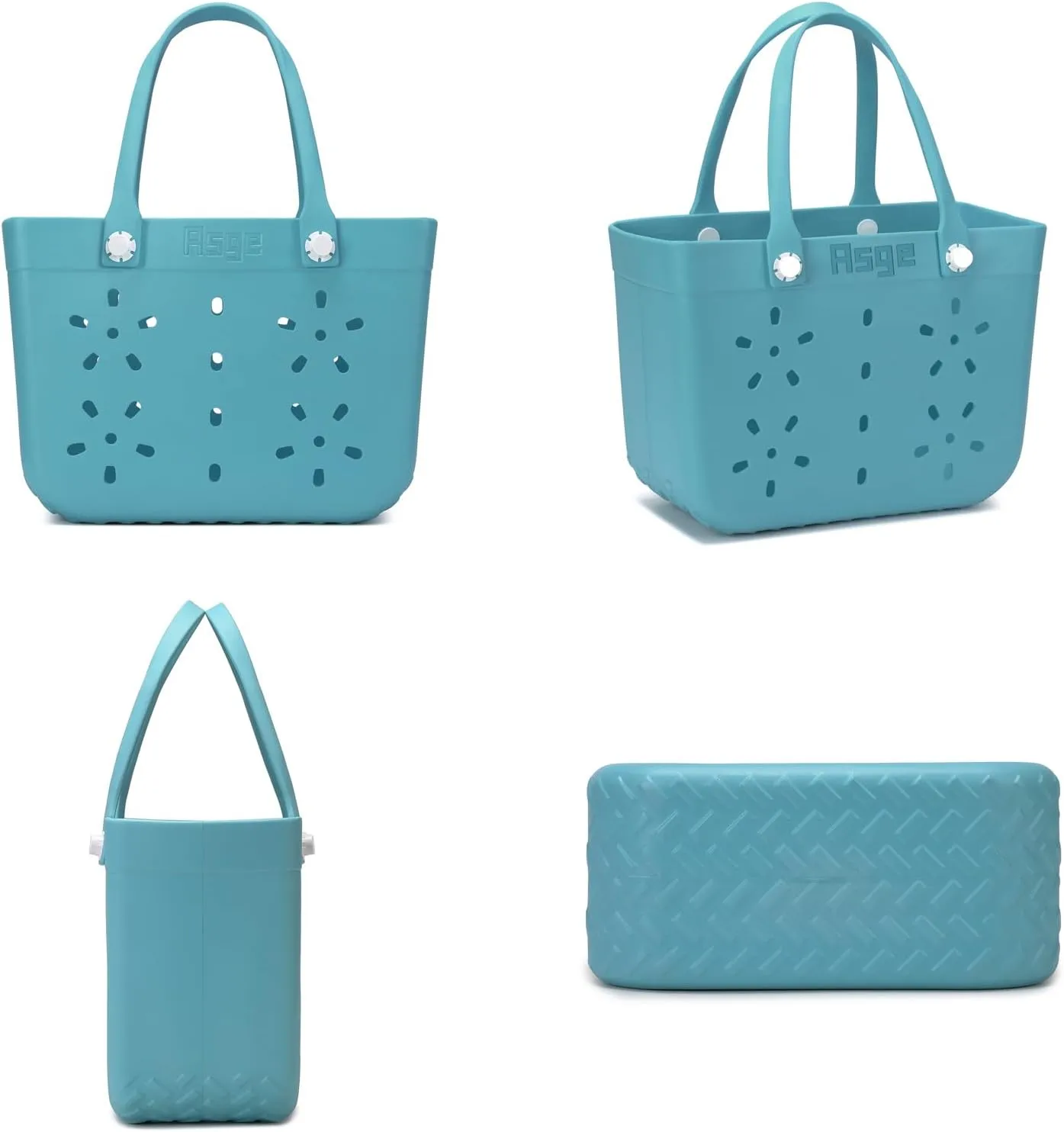 Asge Rubber Beach Bag Waterproof Sandproof Large Beach Tote - Durable, Non-slip, And Easy-to-Clean