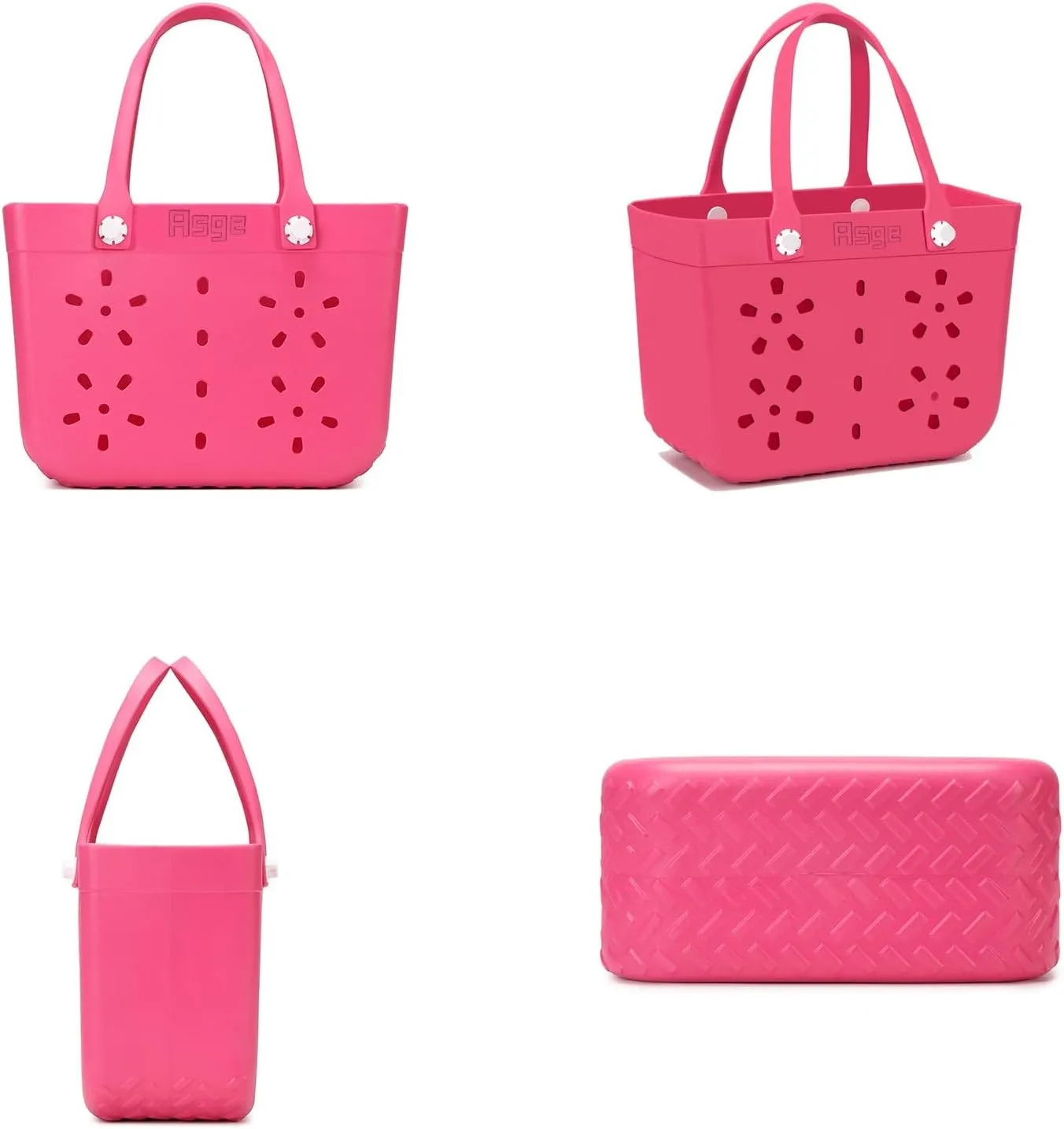 Asge Rubber Beach Bag Waterproof Sandproof Large Beach Tote - Durable, Non-slip, And Easy-to-Clean