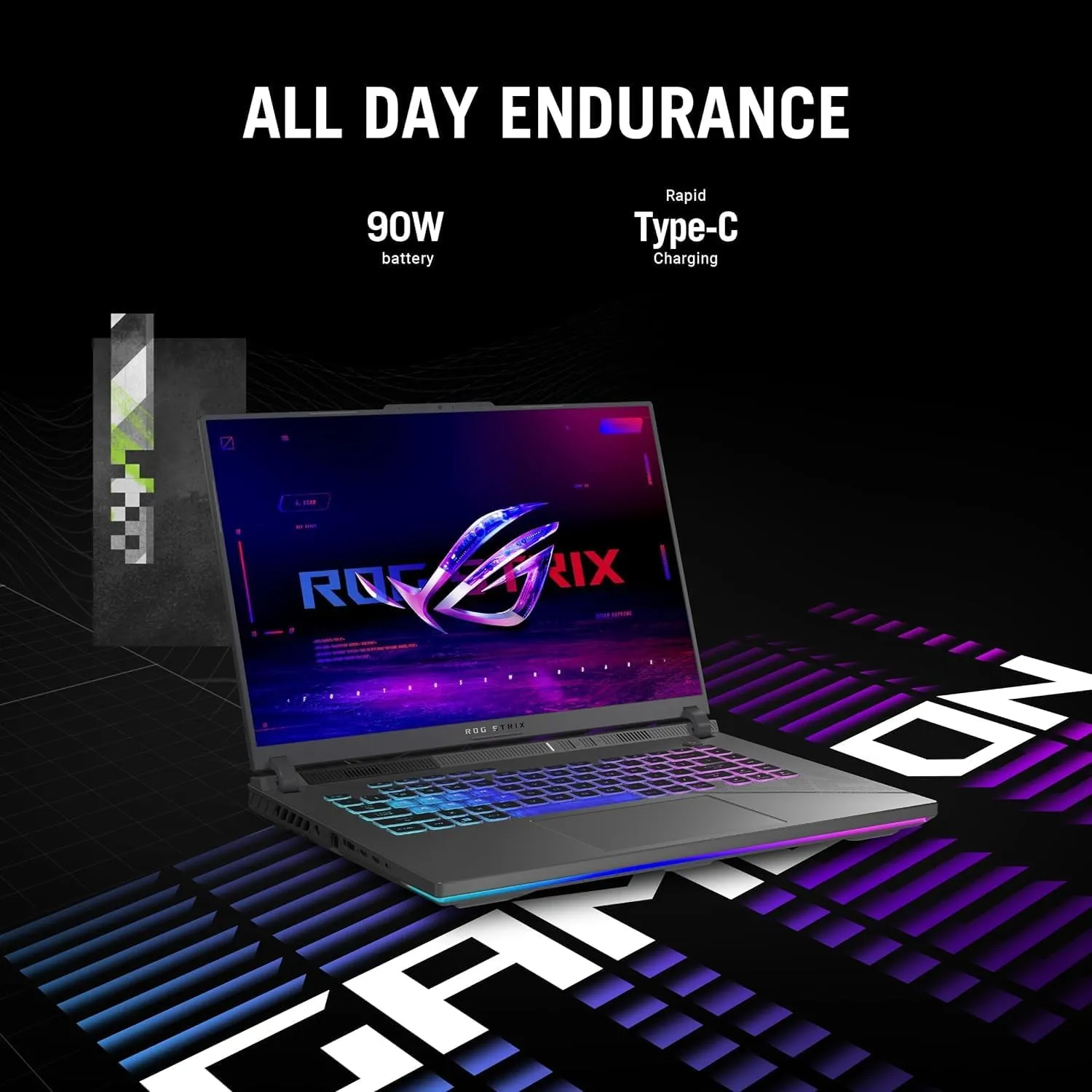 ASUS ROG Strix-G16 Gaming Laptop - 16" 240Hz WQXGA Display, Intel 24-Core i9-14900HX CPU, GeForce RTX 4070, 64 GB DDR5 RAM, 2 TB SSD, Backlit Keyboard, Wi-Fi 6E, Win11 Pro, w/Accessories