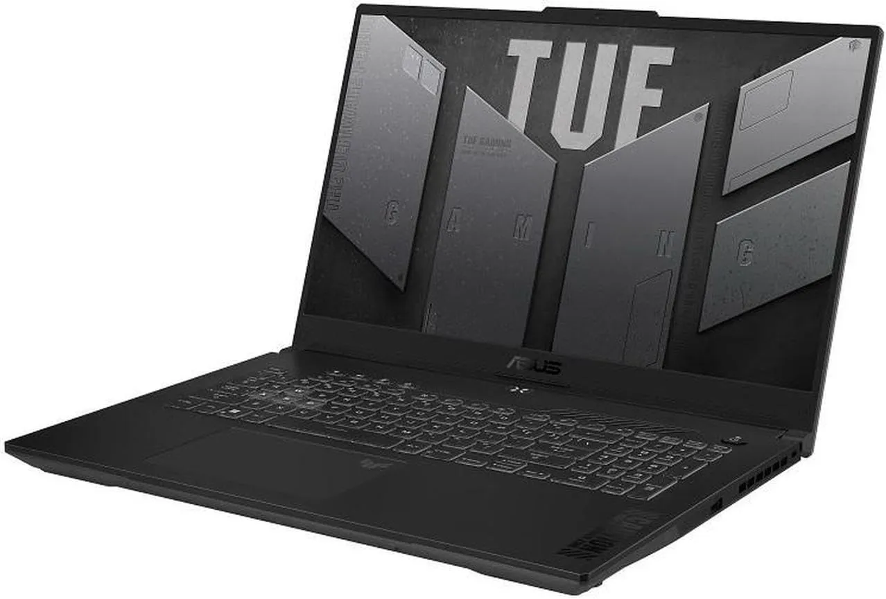 ASUS TUF F17 Gaming Laptop - 17.3" 240Hz 2K WQHD Display, Intel i7-13620H(up to 4.9 GHz), NVIDIA GeForce RTX 4070, RGB Backlit KB, Wi-Fi 6, 64GB DDR5, 1TB SSD, Windows 11 Pro, MS Office Pro
