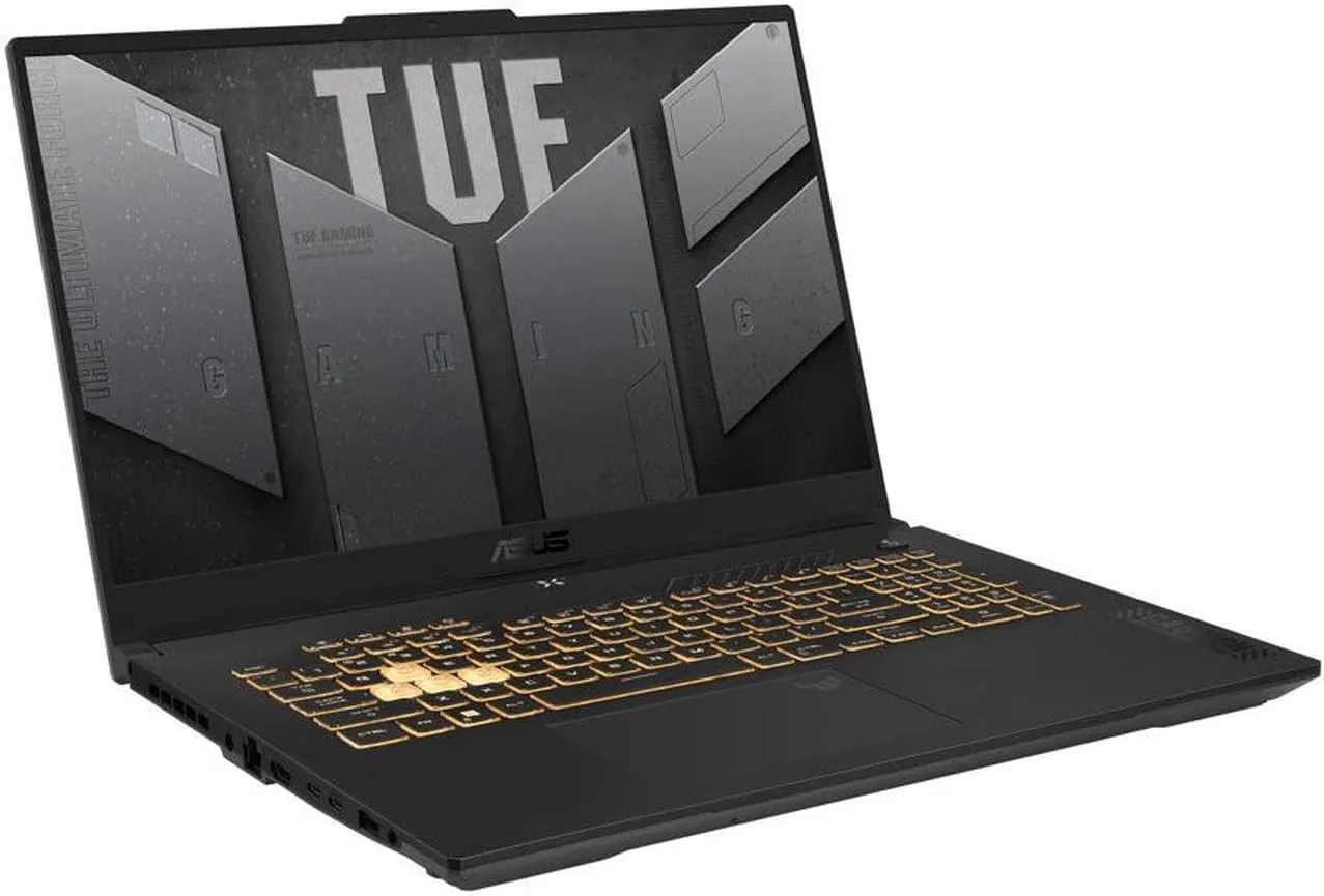 ASUS TUF F17 Gaming Laptop - 17.3" 240Hz 2K WQHD Display, Intel i7-13620H(up to 4.9 GHz), NVIDIA GeForce RTX 4070, RGB Backlit KB, Wi-Fi 6, 64GB DDR5, 1TB SSD, Windows 11 Pro, MS Office Pro