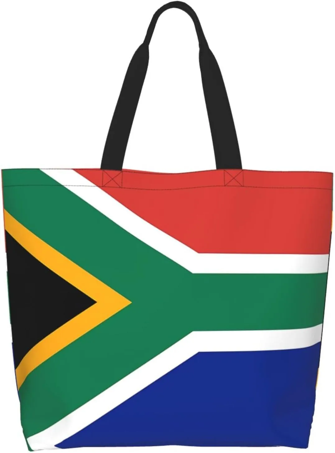 ASYG Cute Flag Tote Bag for Women and Men Reusable Shoulder Bags for Gym, Shopping, Beach,Travel