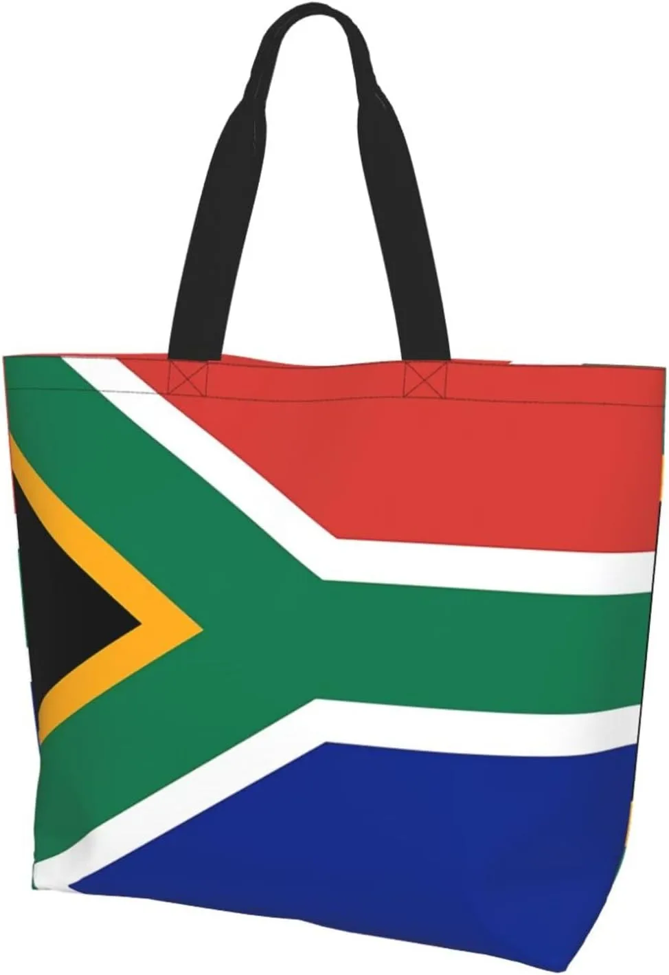 ASYG Cute Flag Tote Bag for Women and Men Reusable Shoulder Bags for Gym, Shopping, Beach,Travel