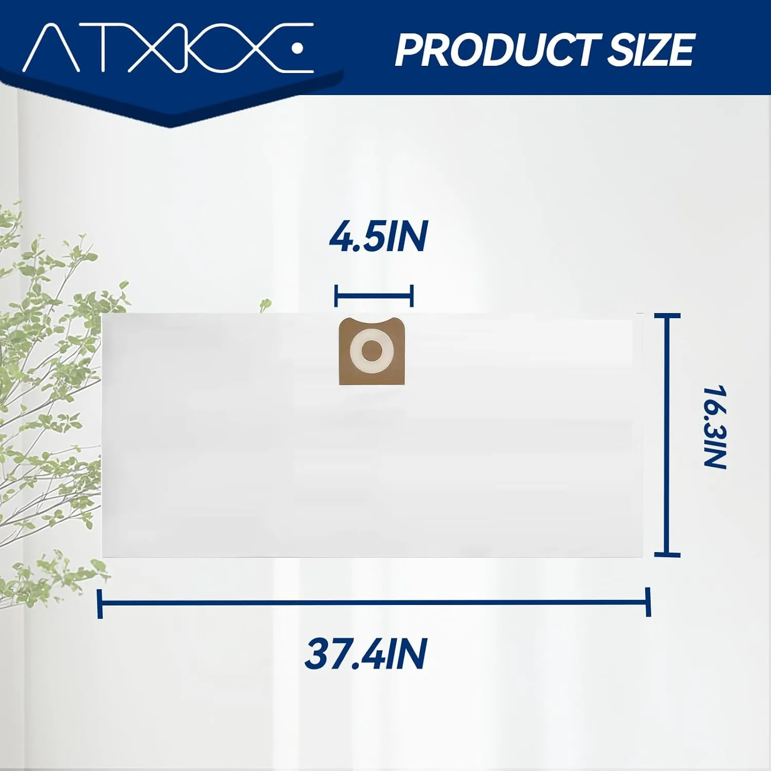 ATXKXE VF4000 General Standard Replacement Filter for 72947 Wet Dry 5 to 20 Gal,2 Pack VF4000 Filters   4 Pack VF3502 Bags