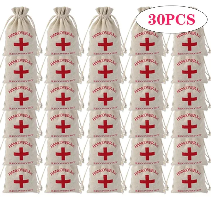 Bachelorette Party Hangover Kit Bags - 100 Pcs