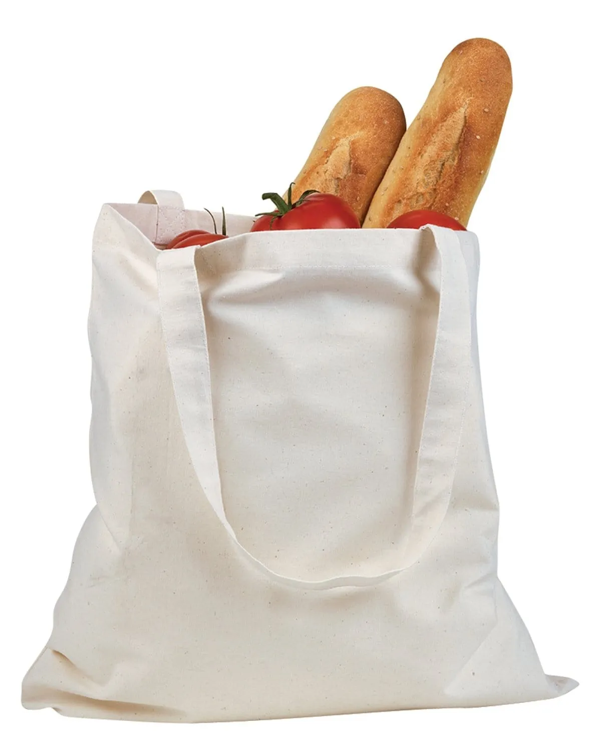 BAGedge 6 oz. Canvas Grocery Tote Bag