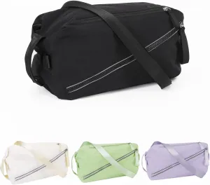 BAPHITY Small Gym Bag for Women Men,Cute Lightweight Duffle Crossbody Weekender Bags,Mini Waterproof Sport Sling Workout 3 in 1 Bags,Suitable for Gym Work Swimming Yoga Fitness Travel - Black (8L)