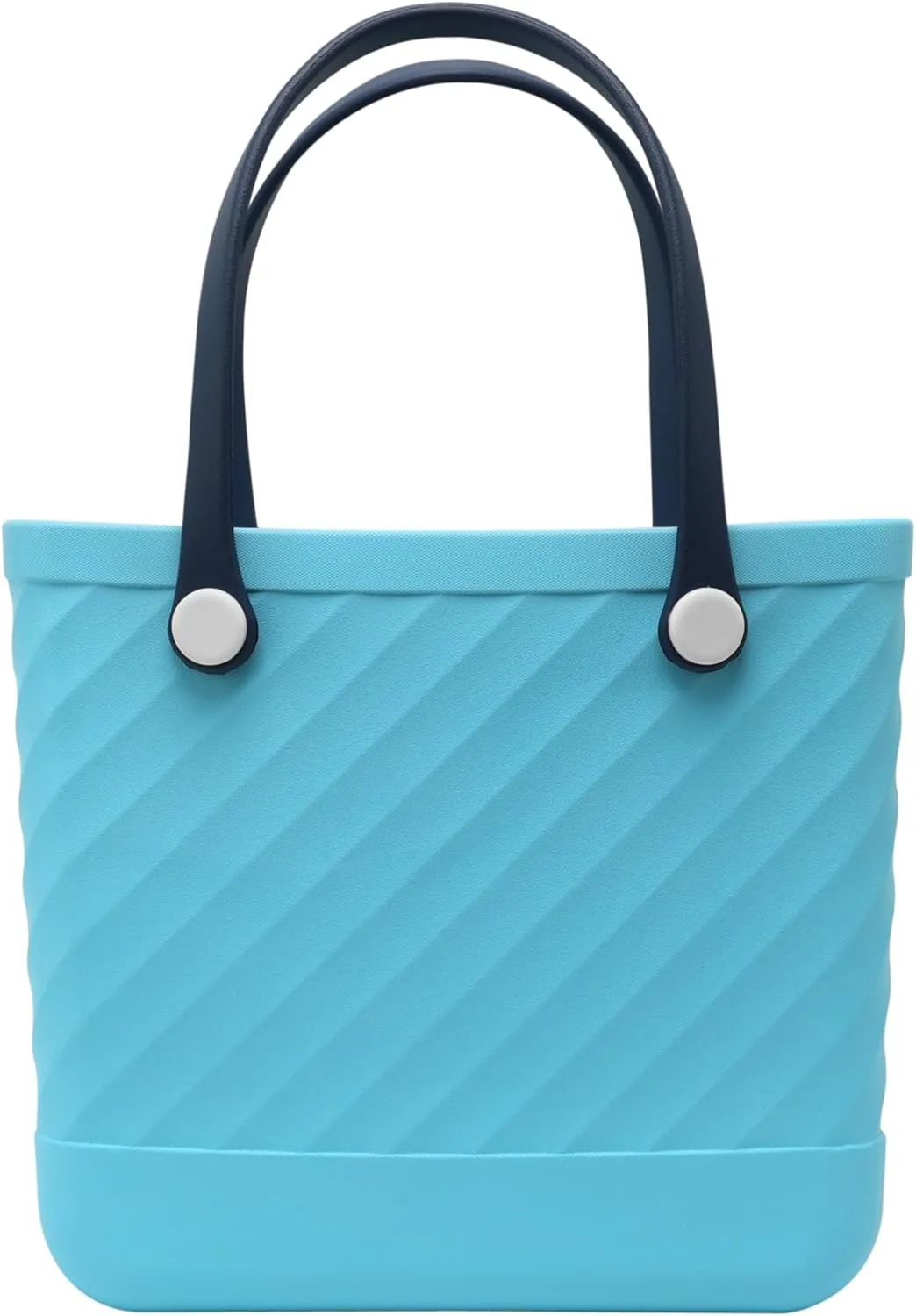 Beach Bag Rubber Tote No-holes Sandproof Waterproof Tote Bag with Zipper Pocket for Pool Boat Sports Getaway bag