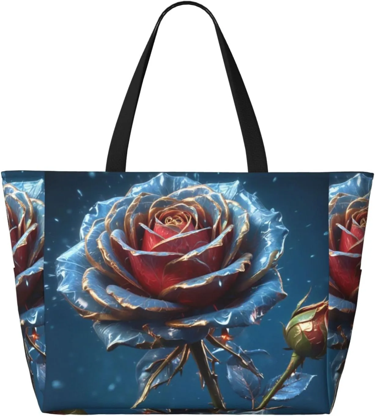 Beach Bags for Women Large Waterproof Sandproof Beach Tote Swim Pool Bag with Zipper for Travel Vacation