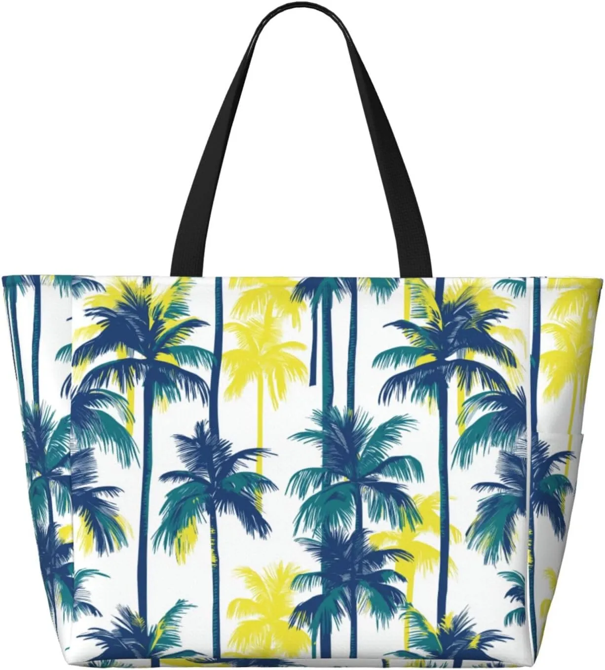 Beach Tote Bag for Women Beach Bag Waterproof and Sandproof Tote Bag with Wet Bag Large Travel Bag for Weekend Travel