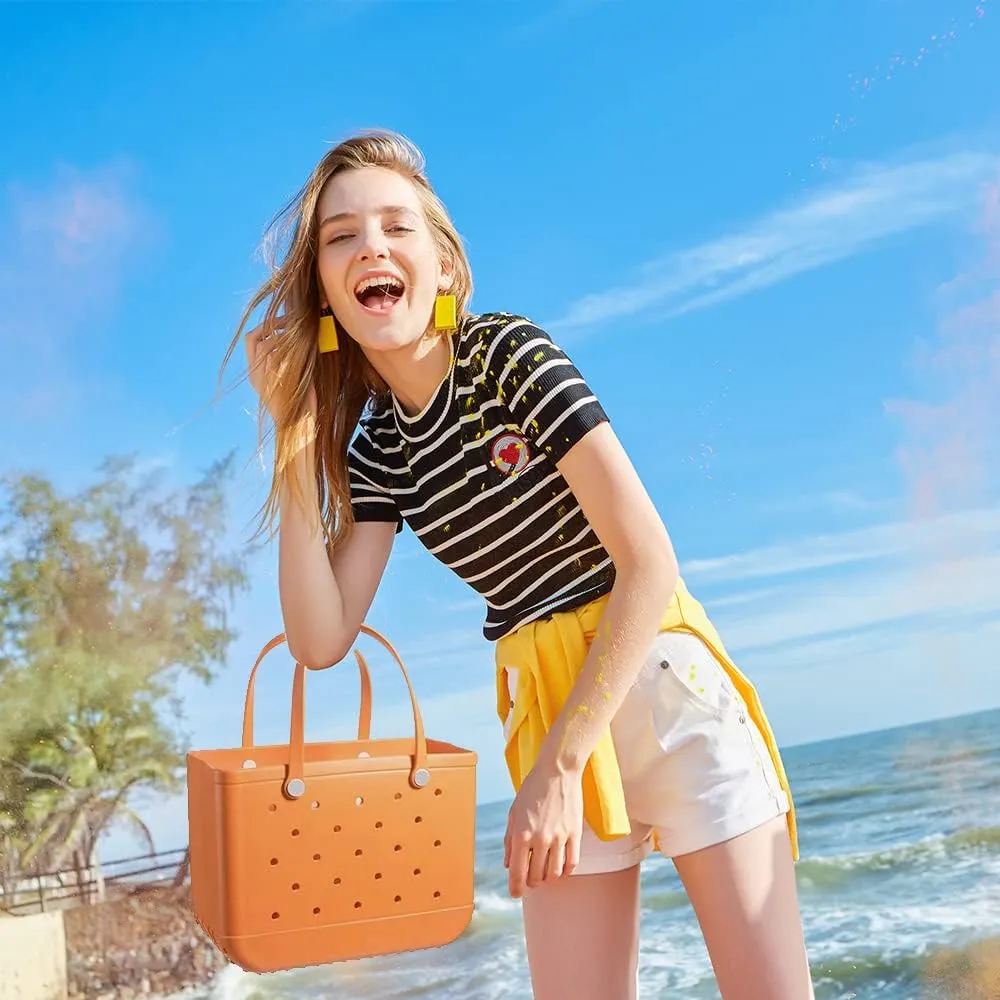 Beach Tote Bag-Stylish Beach Bags for Outdoor Activities, Waterproof, Sandproof, and Portable Handbag for Sports