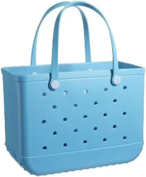 Beach Tote - Waterproof, Washable, Durable Open Beach Tote, Travel & Sports Bag
