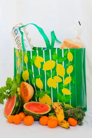 Bec Fing Designs Reusable Shopper Bags - Lemons