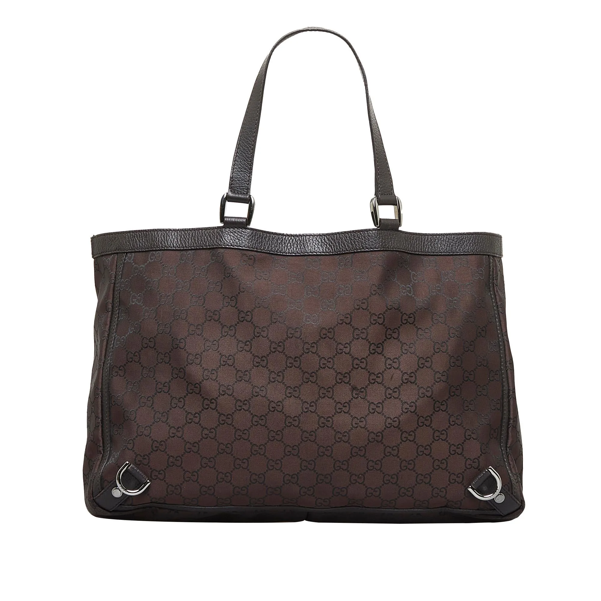 Best-reviewed Tote (SHG-AlBqMB) GG D-Ring Big offer Nylon Gucci Abbey