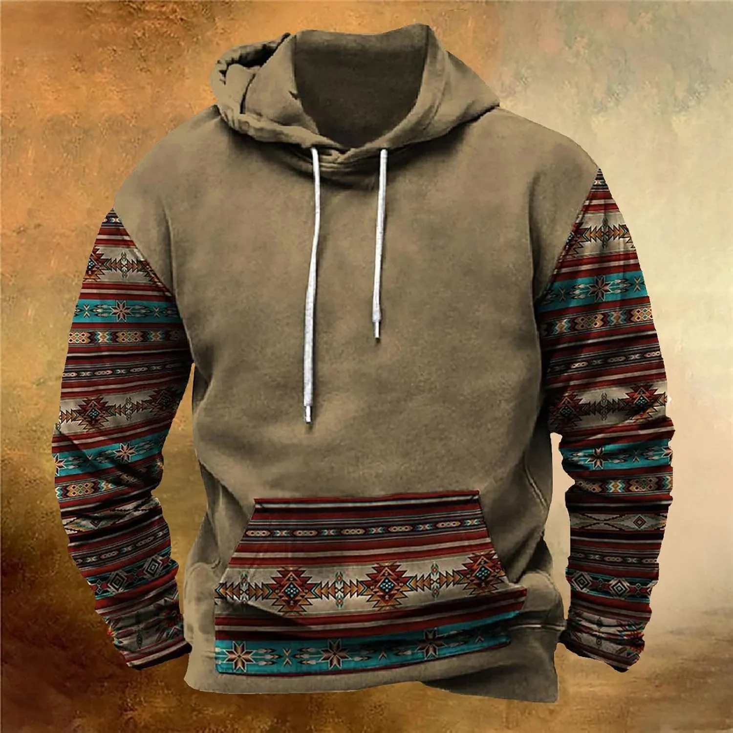 Big and Tall Hoodies for Men Casual Vintage Mens Hooded Sweatshirt Big and Tall Lightweight Fall Hoodies Streetwear
