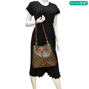 Big offer Canvas Neonoe Shoulder Wholesale prices VUITTON Brown Monogram Bag LOUIS