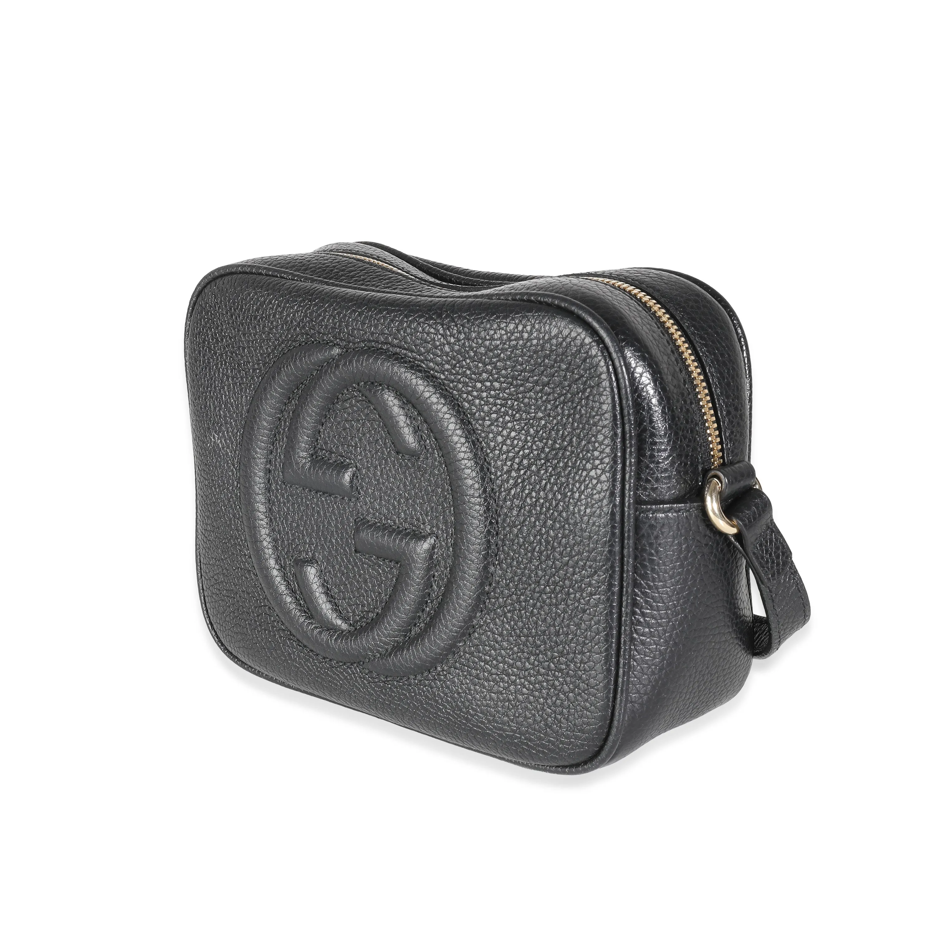 Big offer Gucci Pebbled Black Soho Calfskin All-inclusive Disco Bag