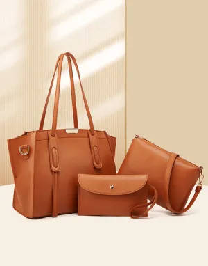 Big Storage Three Sizes Tote/Shoulder/Crossbody Bags Set