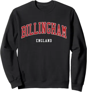 Billingham England College University Style Sweatshirt
