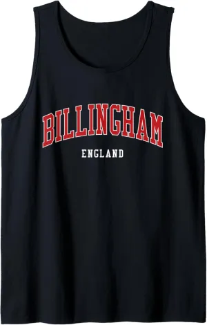 Billingham England College University Style Tank Top