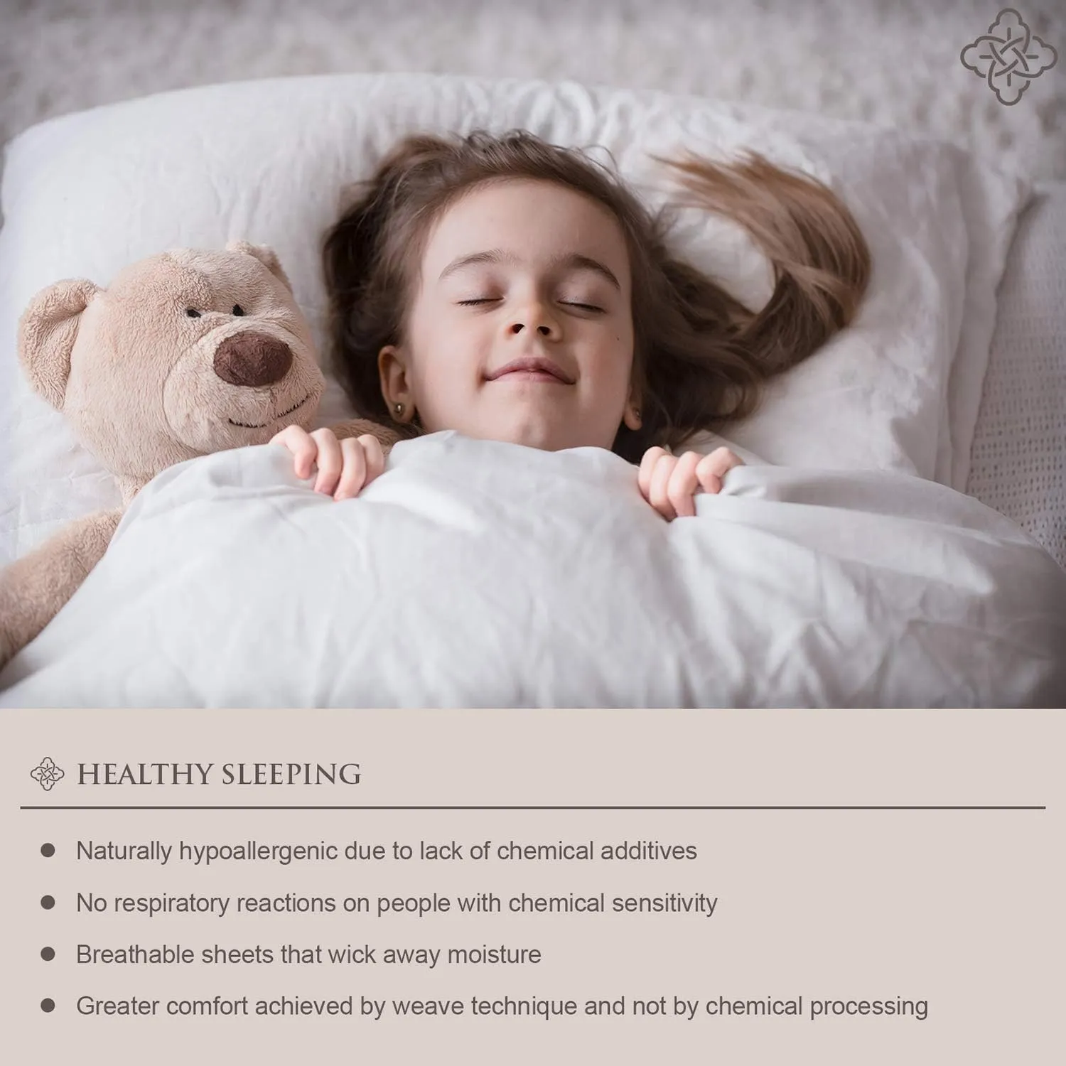 BIOWEAVES 100% Organic Cotton Sheets, 300 Thread Count 4-Piece GOTS Certified Bed Sheet Set Fits Mattress Upto 17" Deep Pocket, Soft & Silky Sateen Weave (Full, Sand)