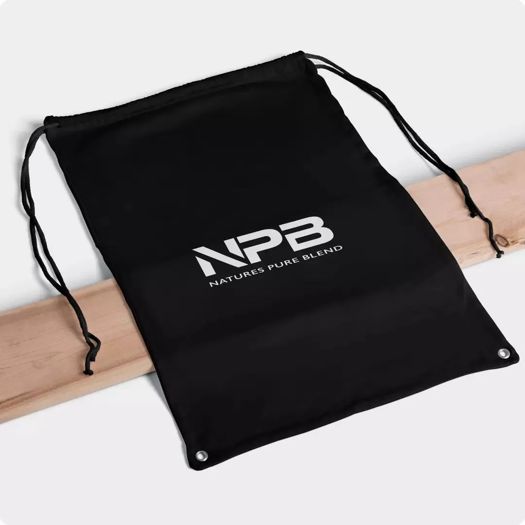 Black Drawstring Backpack