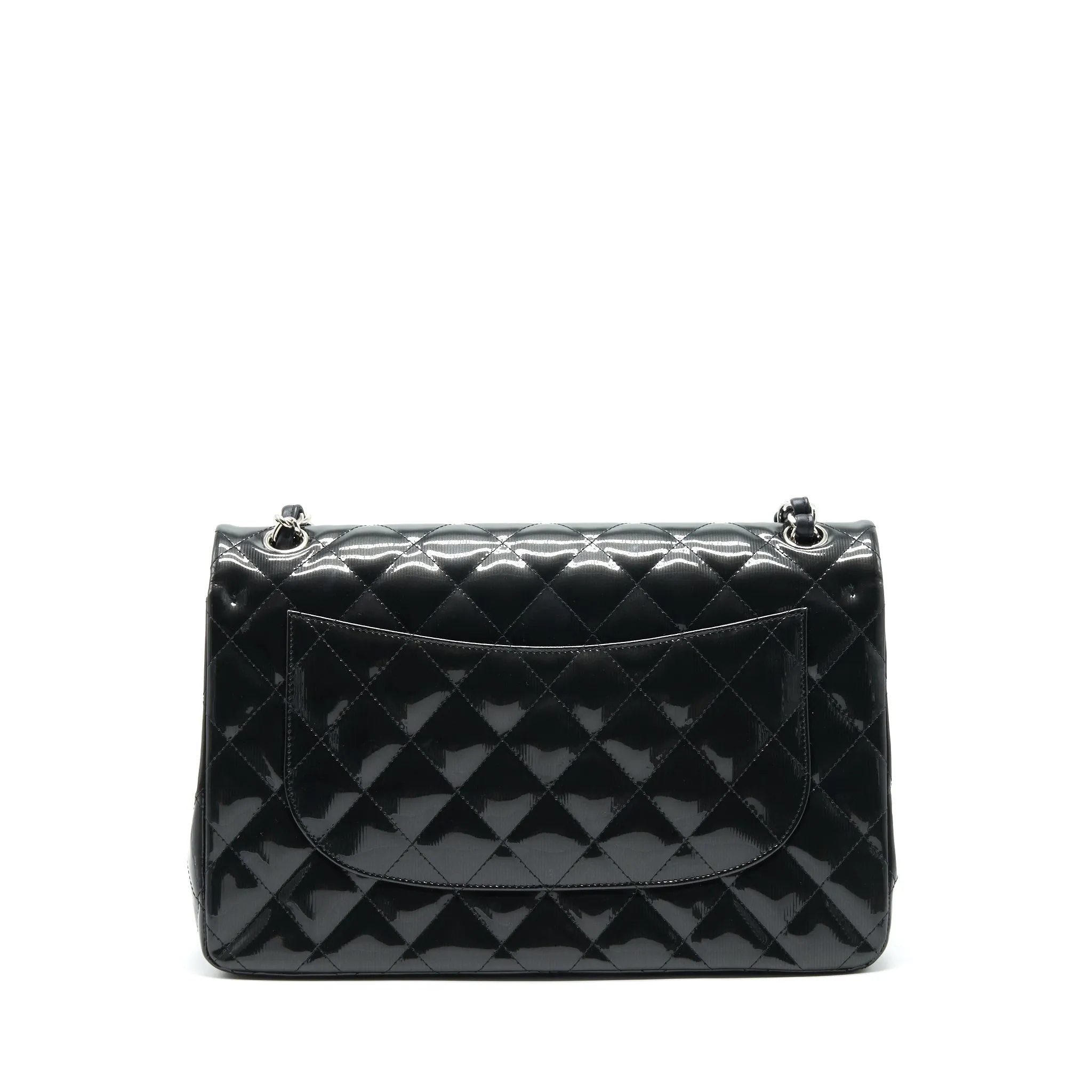 Black Flap Classic Jumbo Buy-one-get-one Proactive support Patent Bag Chanel