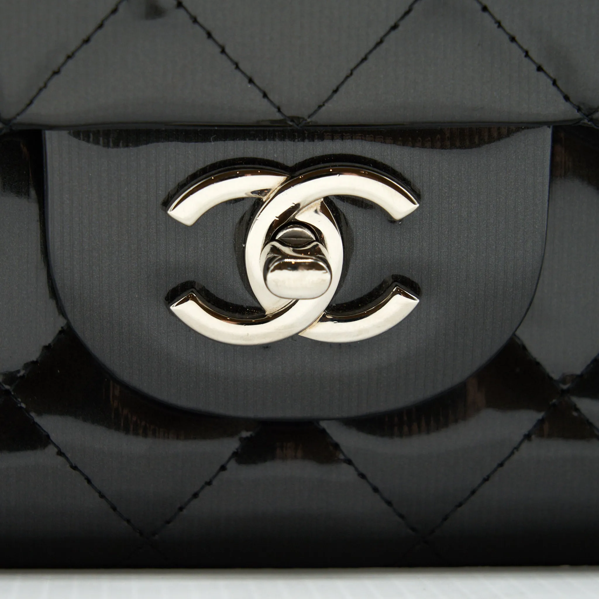 Black Flap Classic Jumbo Buy-one-get-one Proactive support Patent Bag Chanel