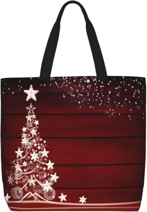 Black Sunflowers Tote Bag for Women, Reusable Grocery Shopping Tote Bags with Zipper, Casual Shoulder Bag Handbags