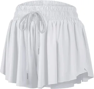 Blaosn Flowy Athletic Shorts for Women Gym Yoga Workout Running Short Pants Tennis Skort Skirt Cute Clothes Casual Summer
