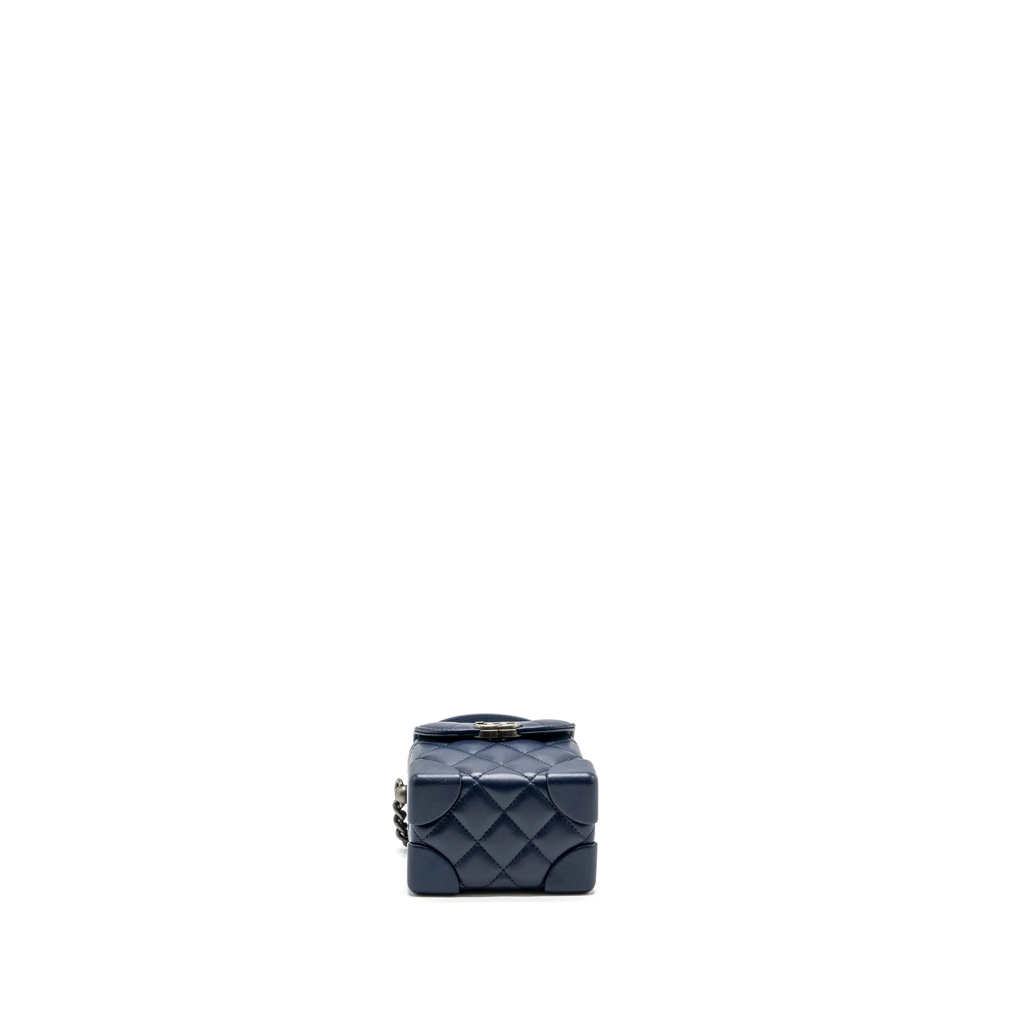 blue bag Flap 20C Ruthenium hardware mini Rapid support trunk Navy Chanel Early-bird price Calfskin